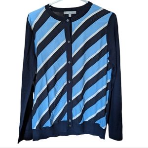 Medium Neiman Marcus blue tone cardigan